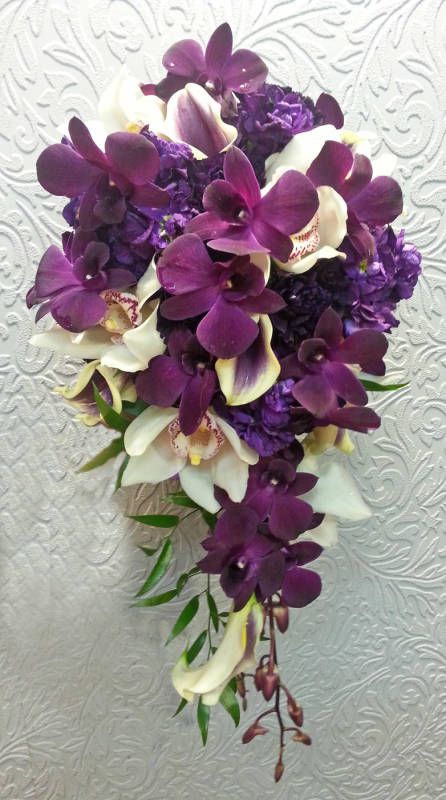 красивые букеты цветов орхидей