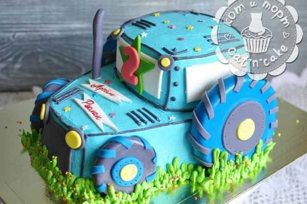 Торт «Синий трактор»