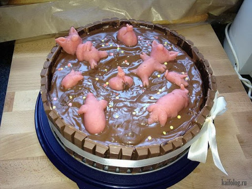 торт с приколом прикольное оформление тортов торты с приколами на день рождения фото